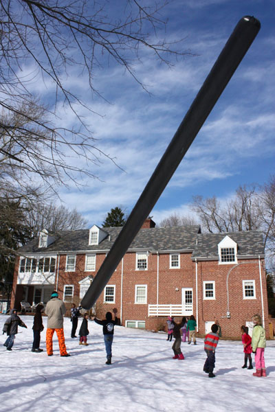 Science in the snow, February 2011.