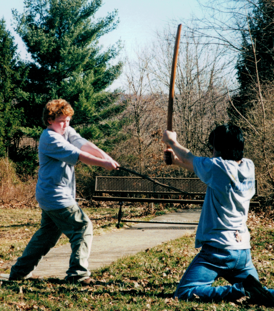 Eli and Lucas battle it out. (2000)